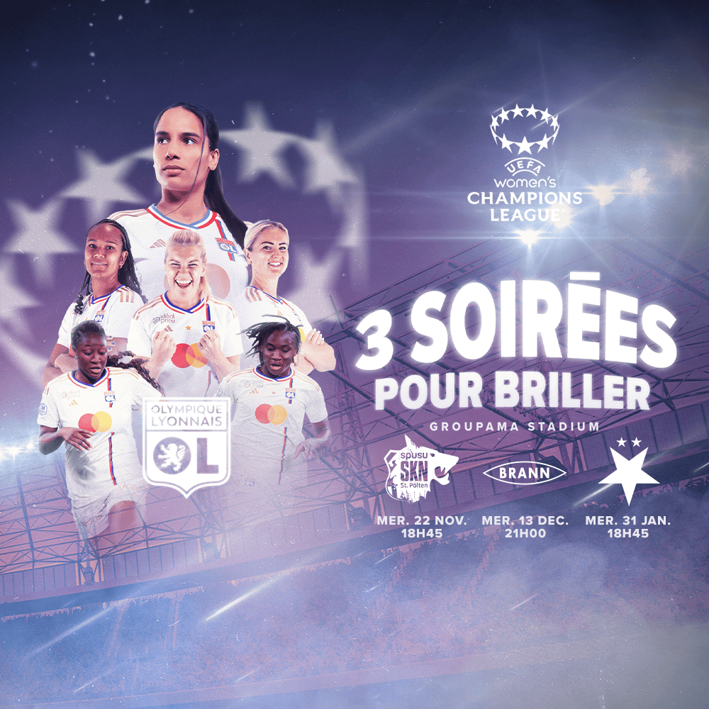 Billetterie OL Féminin | Ligue Des Champions Féminine | Olympique Lyonnais